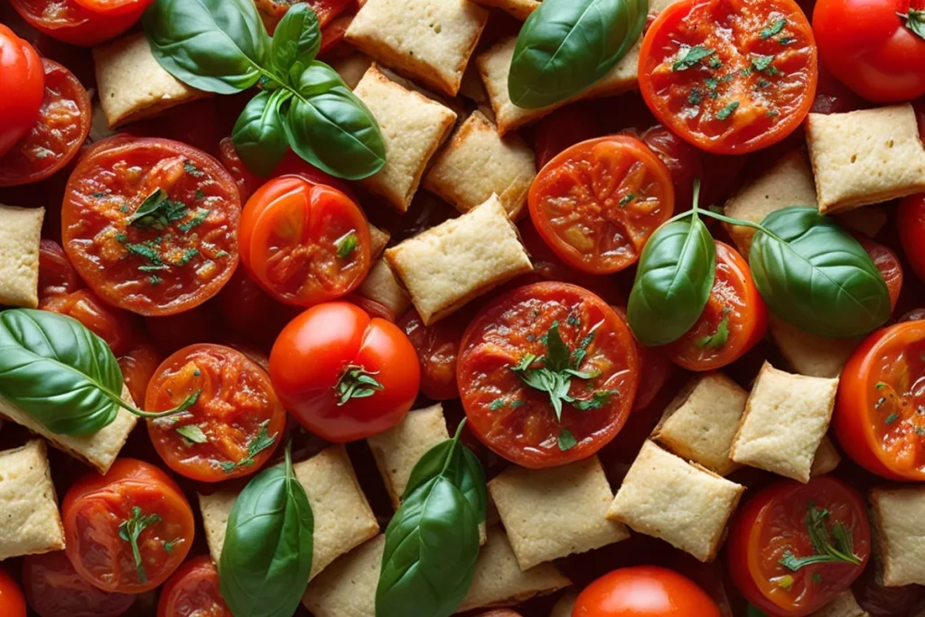 Recette gaufres a la tomate et basilic