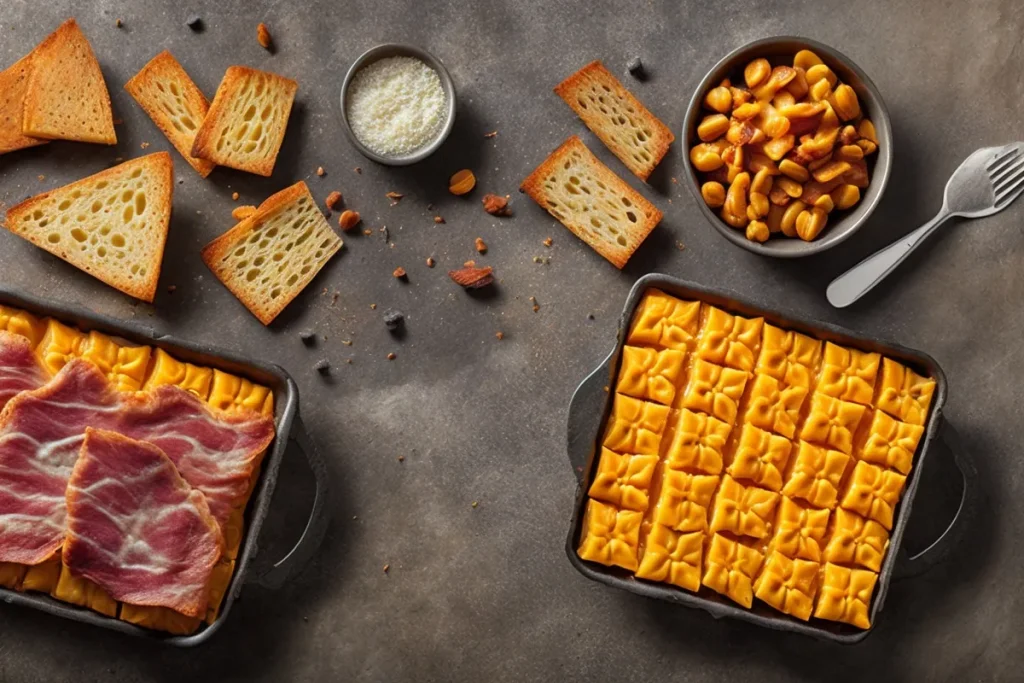Recette gaufres au bacon et cheddar
