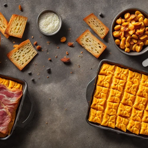 Recette gaufres au bacon et cheddar
