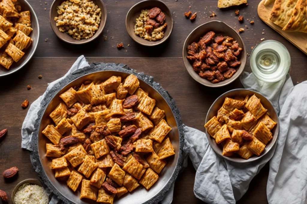 Recette gaufres au chorizo et oignons confits
