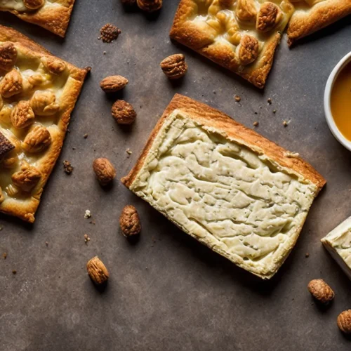 Recette gaufres au fromage de chevre et miel