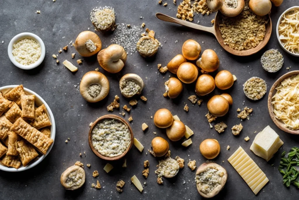 Recette gaufres aux champignons et parmesan