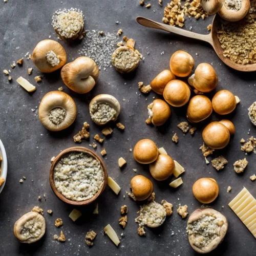 Recette gaufres aux champignons et parmesan