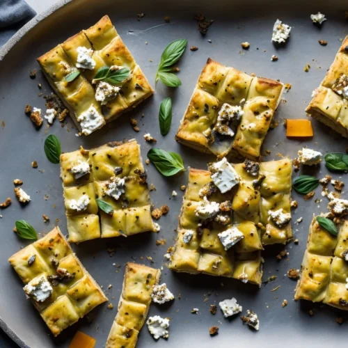 Recette gaufres aux courgettes et feta