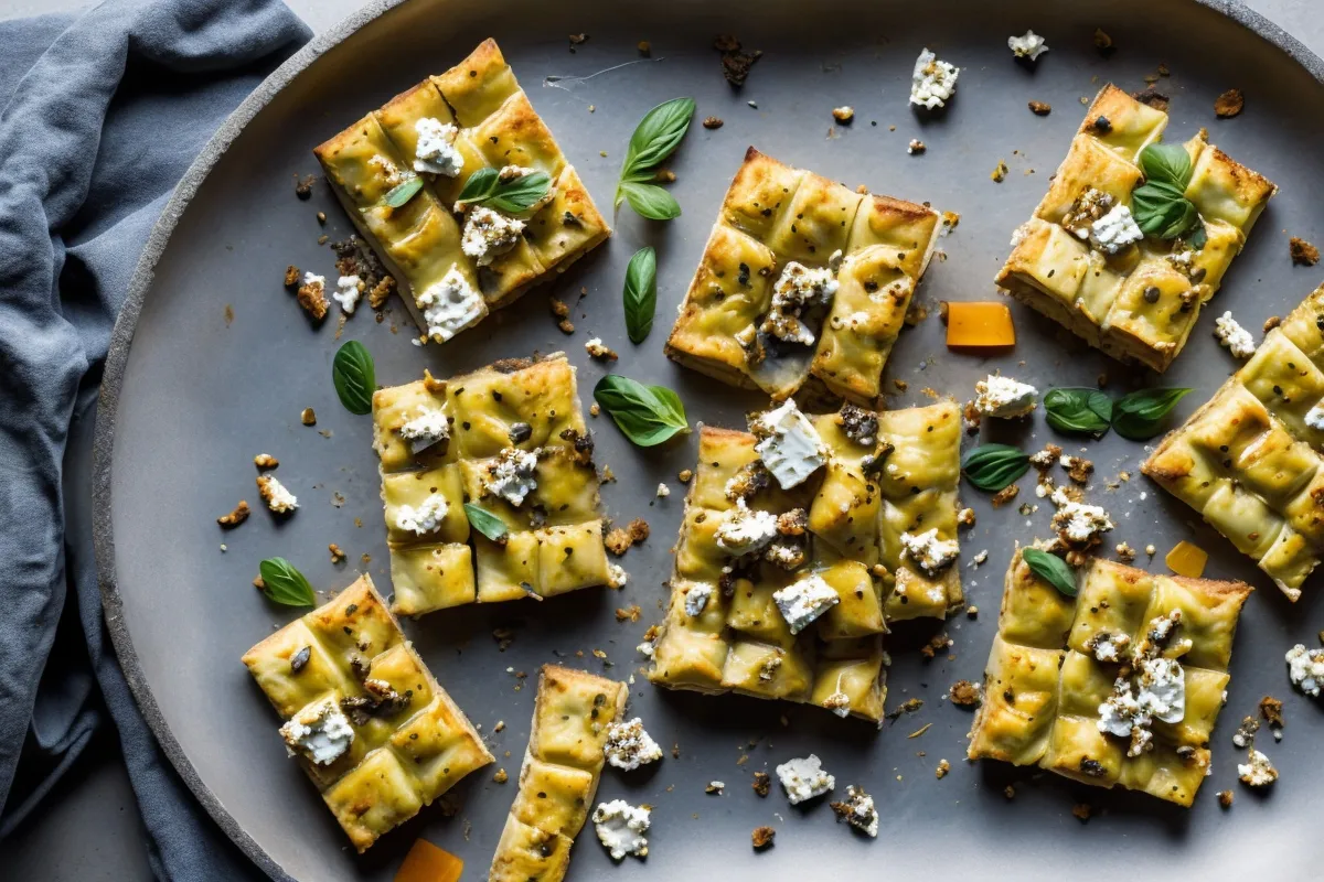 Recette gaufres aux courgettes et feta
